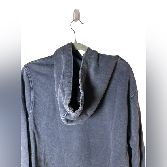 American Eagle Men’s Hoodie Sweatshirt Blue Graphic Logo Pullover Size M - Picture 7 of 11